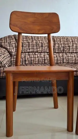 Brand New Heavy Teak Wood Chairs X 6