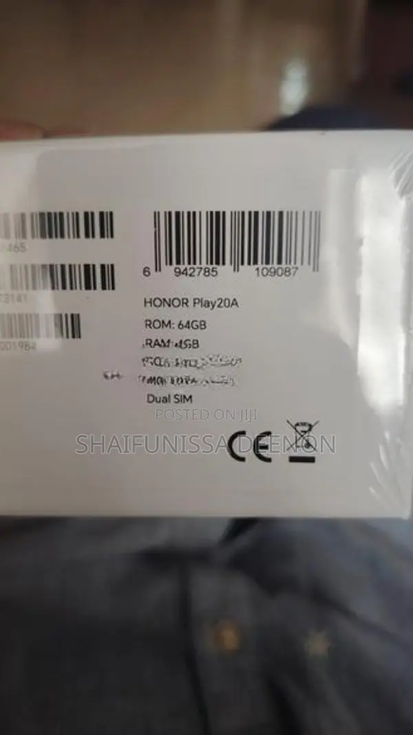 Honor Play 20A (Brand New)