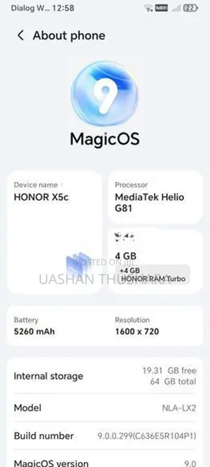 Honor X5c (Used)
