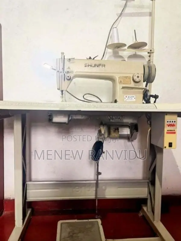 Shunfa Industrial Sewing Machine With Table Motor