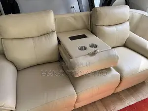 Natural Leather Electric Recliner Sofa