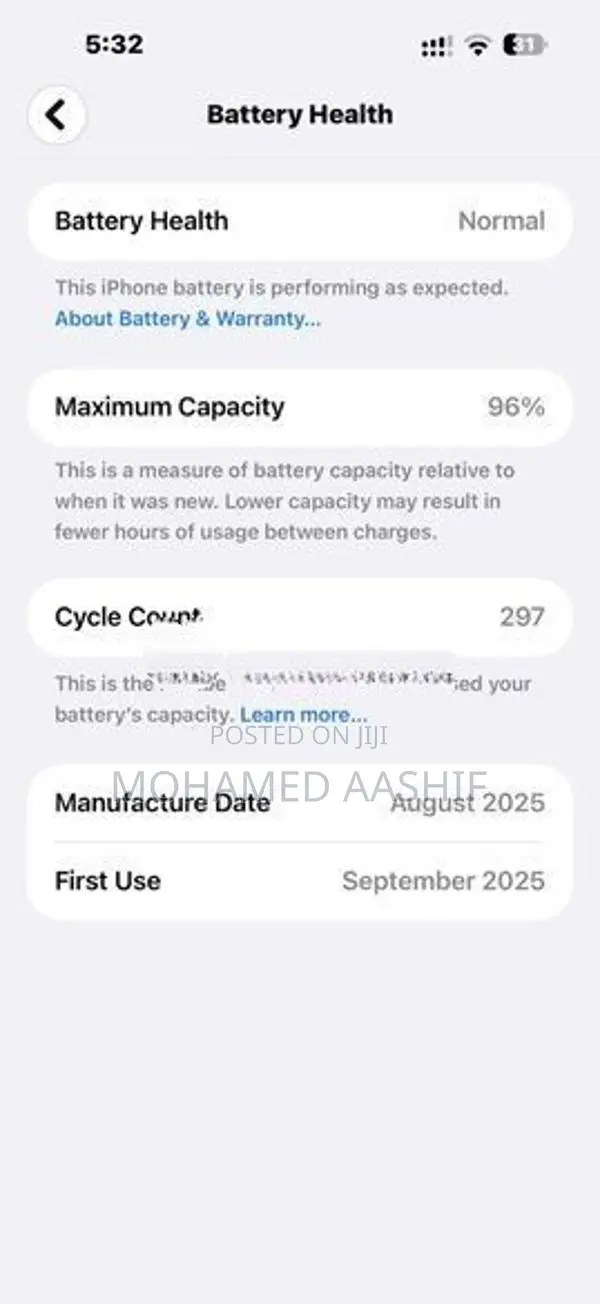 Apple iPhone 17 Pro Max (Used)