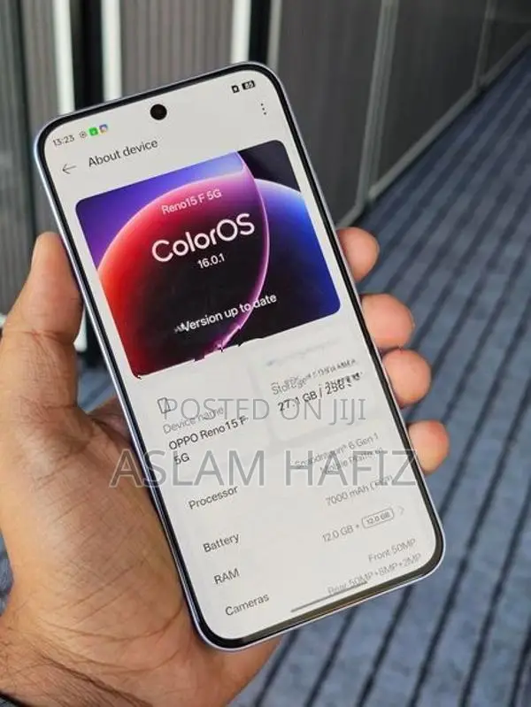 Oppo Reno 15F 5G 12 256GB (Used)