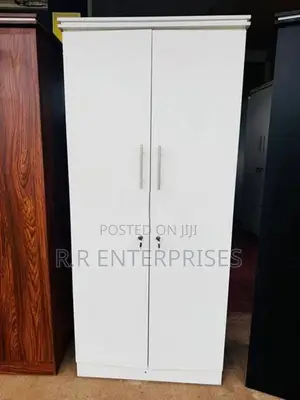 White 2 Door Melamine Wardrobes