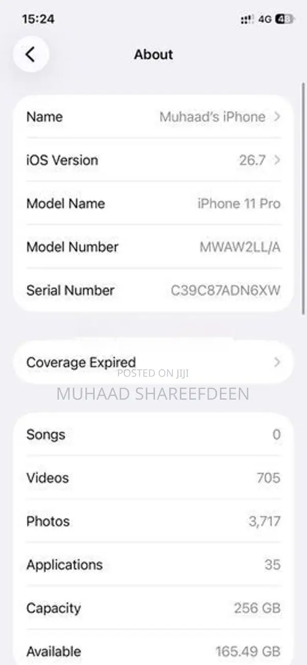 Apple iPhone 11 Pro (Used)