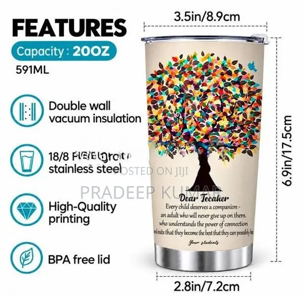 Teacher's Day Tumbler Cup (Teacher's 2026 Gift)