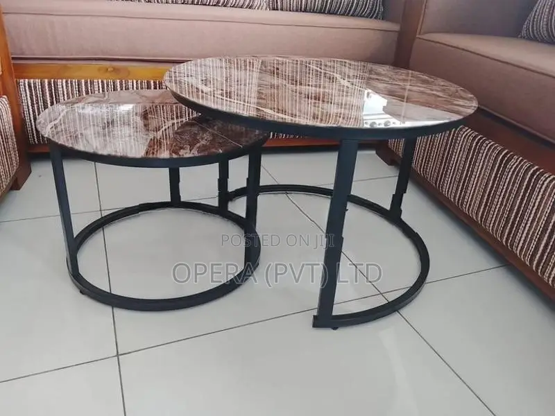 Nested Glass Coffee Table