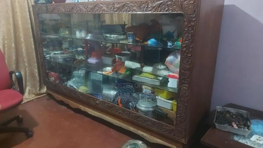 Wood Display Cabinet