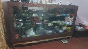 Wood Display Cabinet