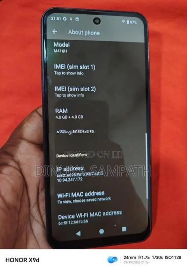 Meizu Mblue 21 (Used)