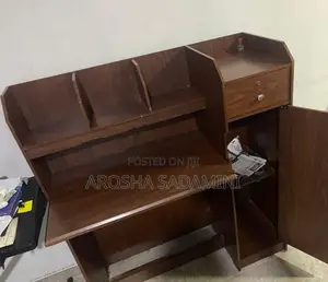 Wooden Study Table with Storage
