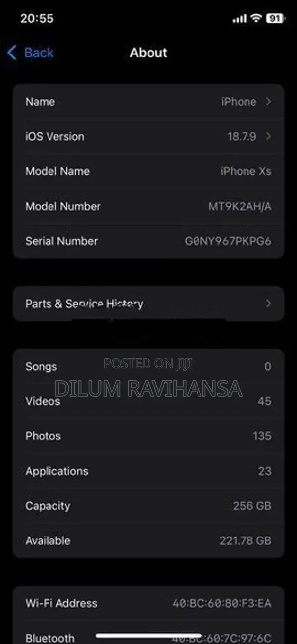 Apple iPhone XS (Used)