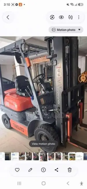 Toyota 8FG40 Forklift 2020 Heavy-Duty Unregistered (Recondition)