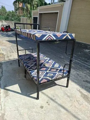 Steel Bunk Beds with 2 Double Layer Mattress
