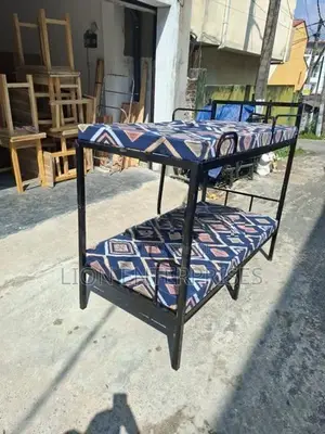Steel Bunk Beds with 2 Double Layer Mattress