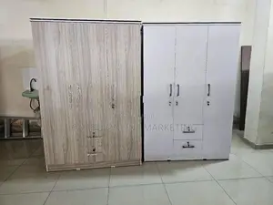 New Melamine Ash / White Colour 3 Door Wardrobe 6*4 Ft Cupboard