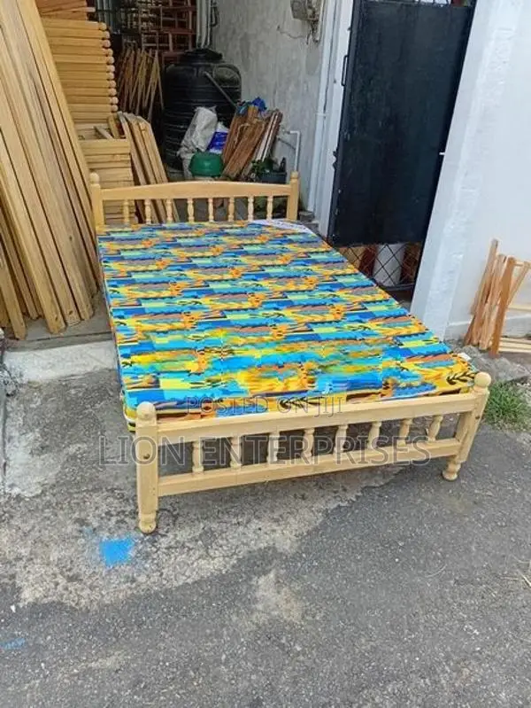 6×4 Double Bed with Layer Mattress