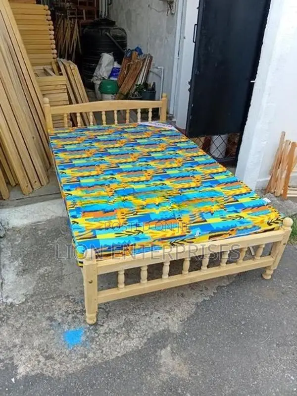 6×4 Double Bed with Layer Mattress
