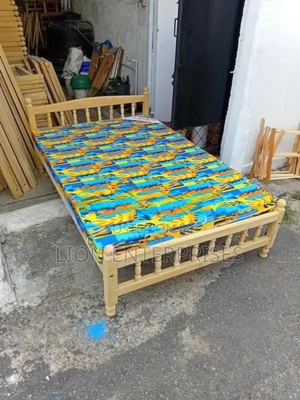 6×4 Double Bed with Layer Mattress
