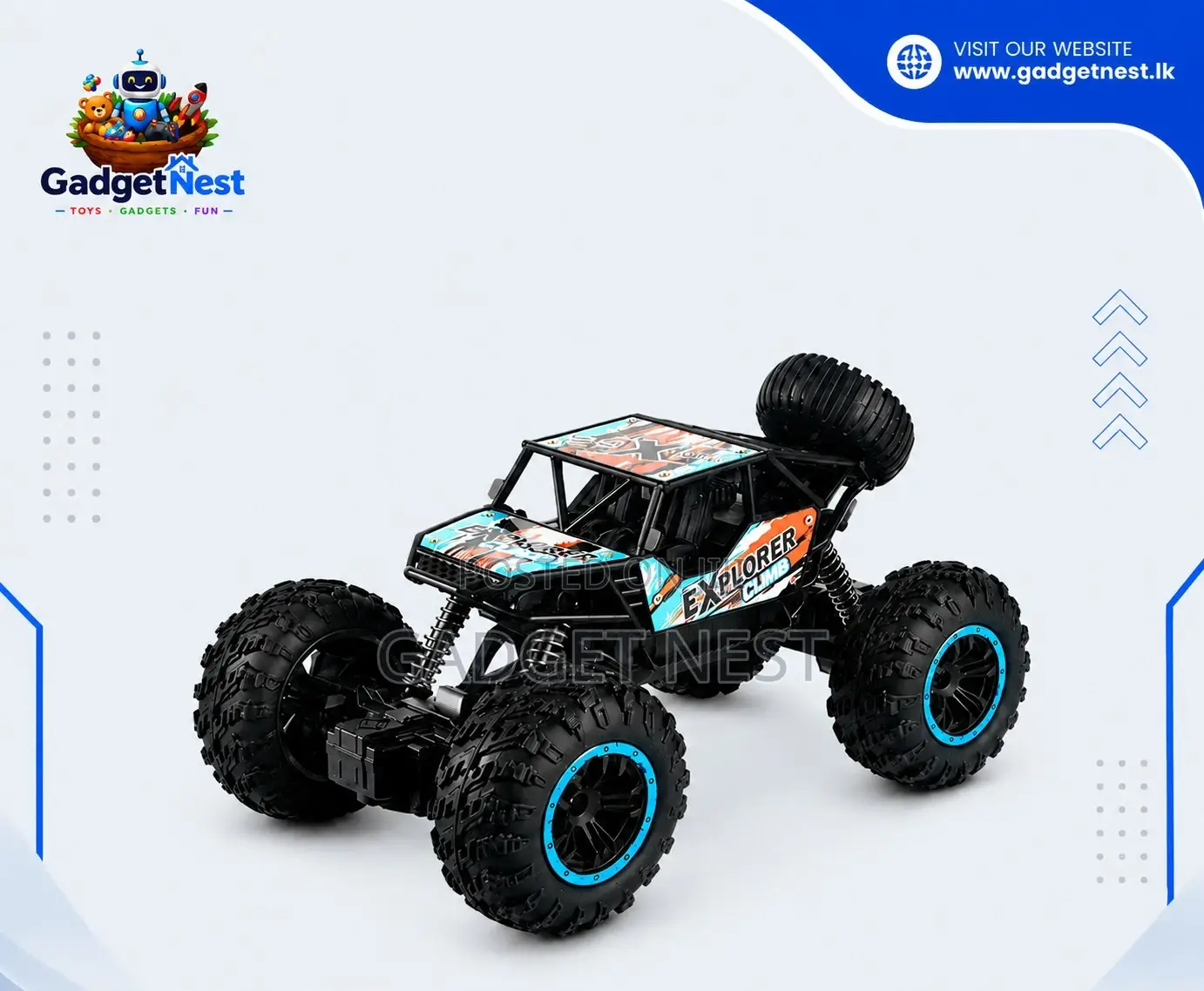 Remote Control Off-Road 2WD Climbing Toy Rc Car