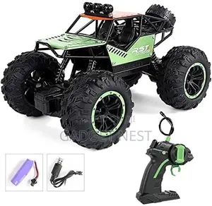 RC Car Monster Truck Off-Road Remote Control Toy Car With LED Lights