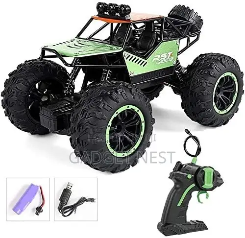 RC Car Monster Truck Off-Road Remote Control Toy Car With LED Lights