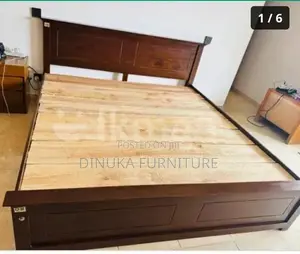 Teak Bed with Dl Mattress 6ft *5ft