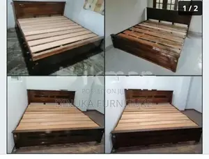 Teak Bed with Dl Mattress 6ft *5ft