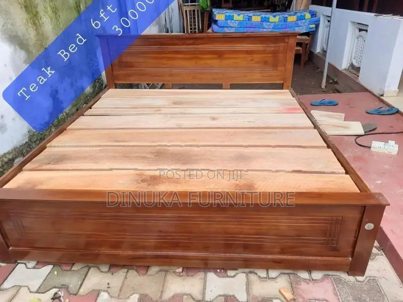 Teak Bed 6ft *3ft