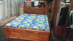 (72*60) - 6x5 Queen size Box Bed and Double Layer Mattress