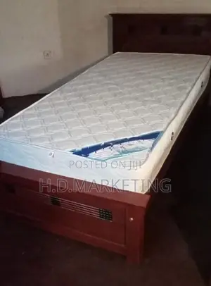 6x4 Double Box Bed with Arpico Spring Mattress