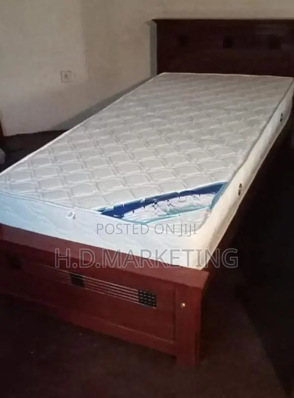 6x4 Double Box Bed with Arpico Spring Mattress