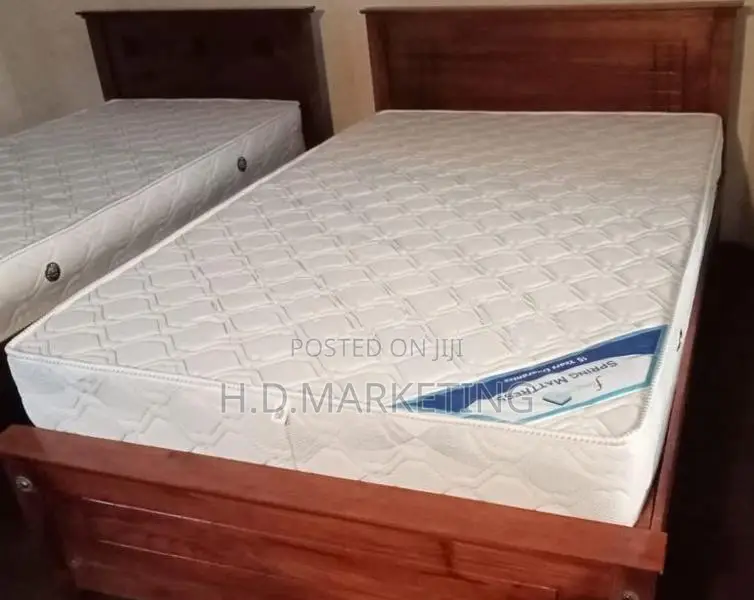 6x4 Double Box Bed with Arpico Spring Mattress