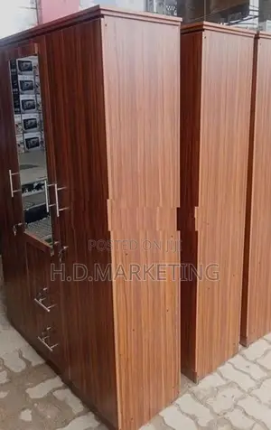 3 Door Melamine Design Wardrobe