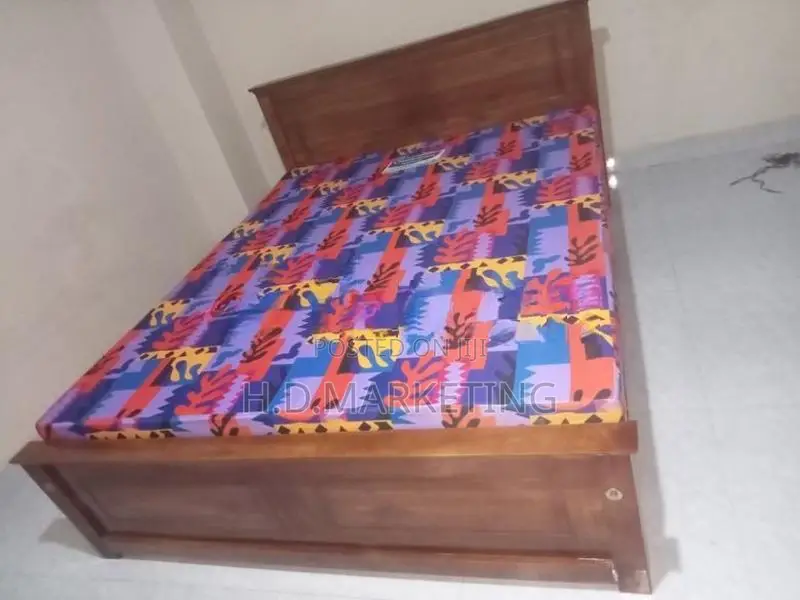 6x5 Desing Box Bed with Double Layer Mattress