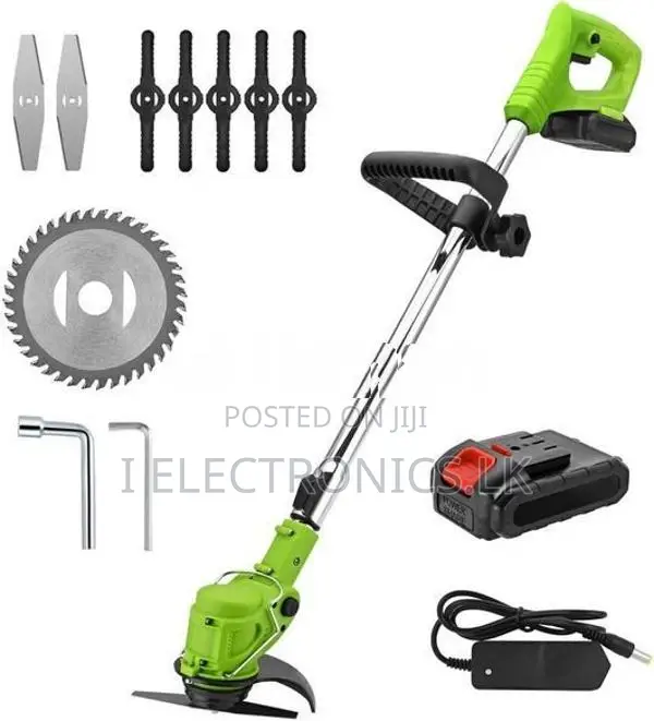 21V Cordless Grass Cutter Rechargeable Brush Trimmer