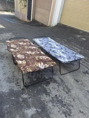 Steel Folding Bed with Mattress
