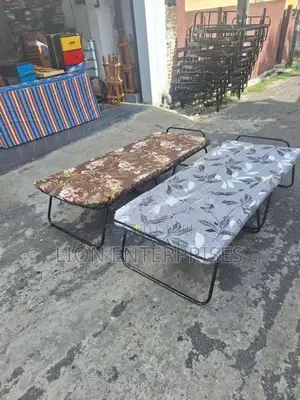Steel Folding Bed with Mattress