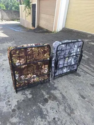 Steel Folding Bed with Mattress