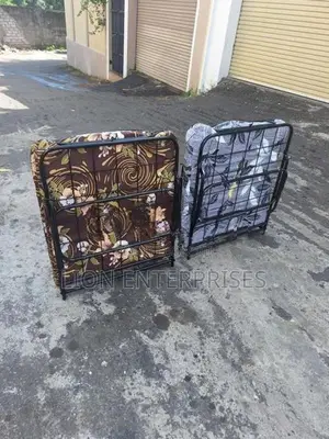 Steel Folding Bed with Mattress