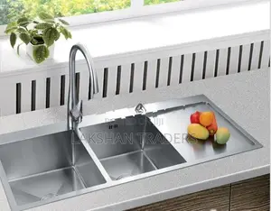 Euro Kitchen Sink Luxury Stainless Steel High Quality 100cm x 48cm