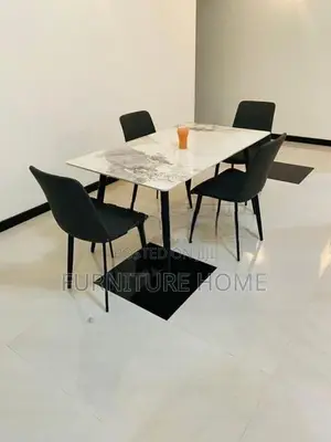 Granite Dining Table with Chairs