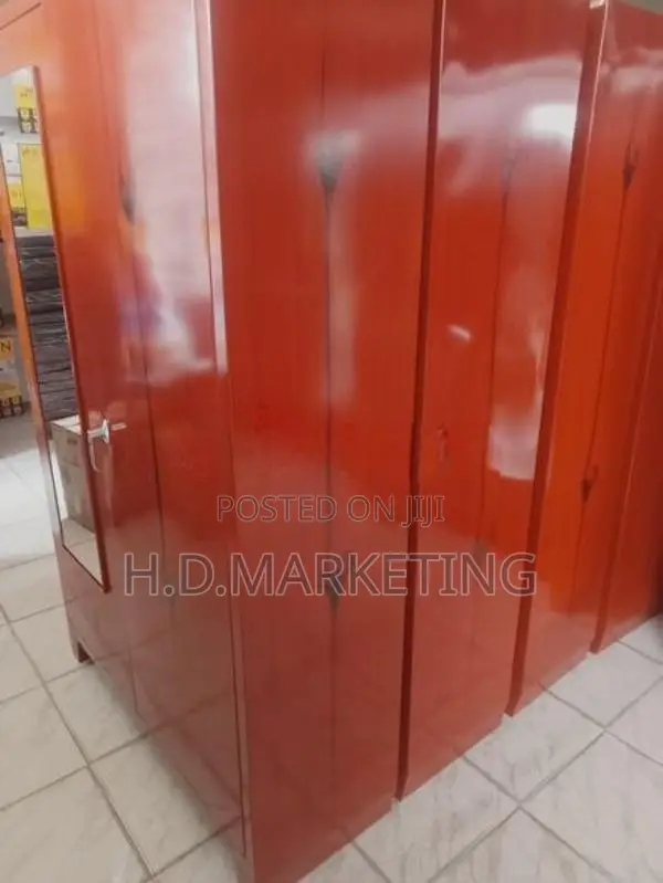 6×4 Ft Steel Design Wardrobe with Glass