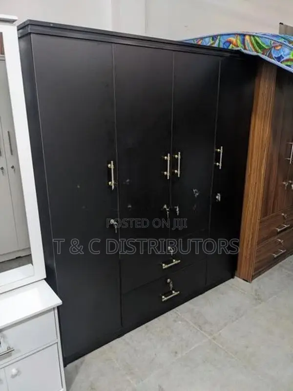 melamine 4 door almari