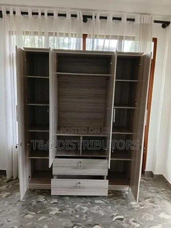 Melamine 4 door almari