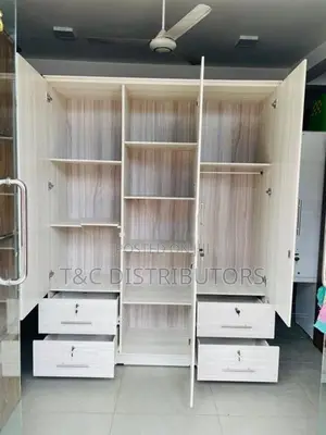 Melamine 4 door lurge almari