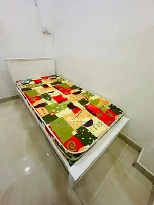 MODERN 6x3FT FULLY WHITE SINGLE TEAK BOX BED