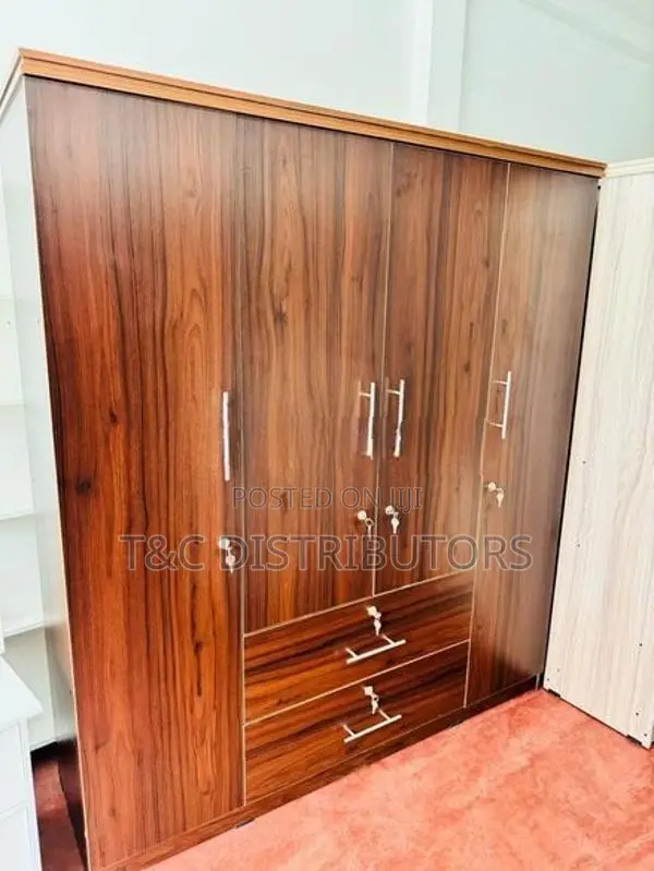 Melamine 4 door almari