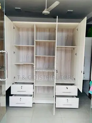 Melamine 4 door & large almari