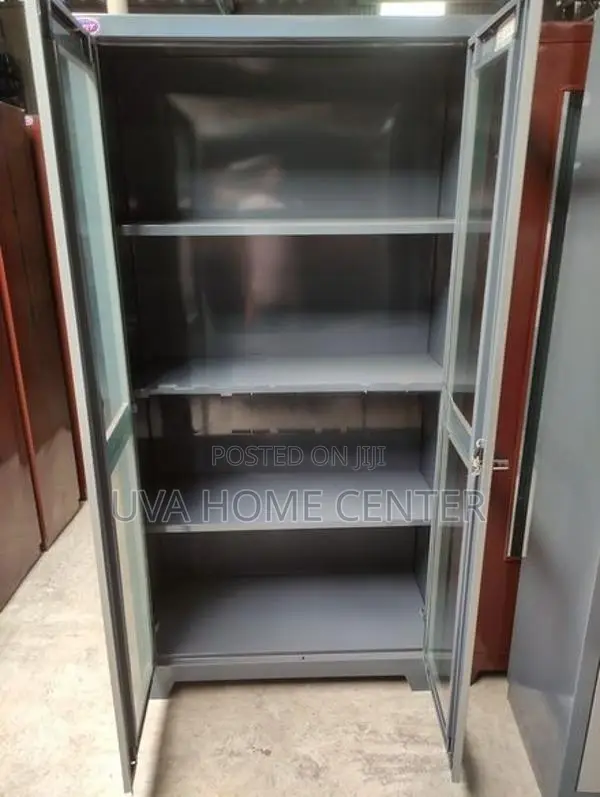 Imet Glass Office Cupboard 6x3ft